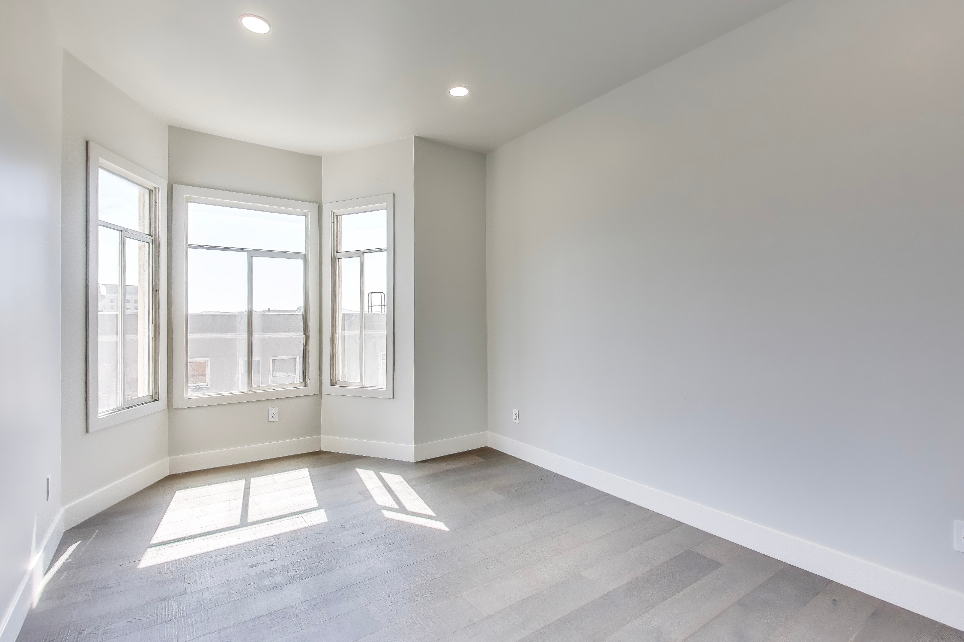 Bedroom in a renovated unit